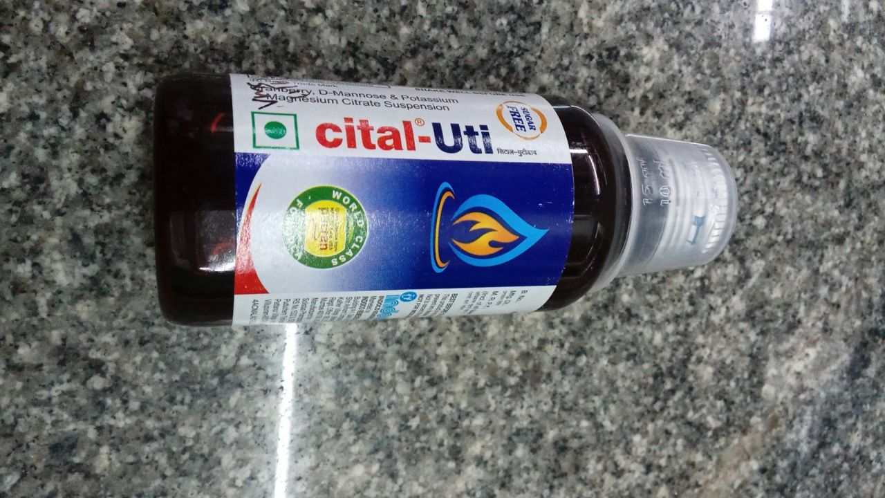 cital uti syrup dosage for adults hindi