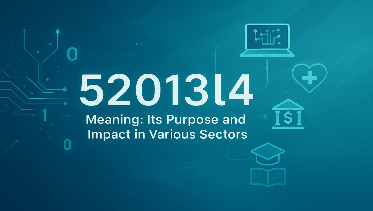 52013l4 Meaning: Its Purpose and Impact in Various Sectors