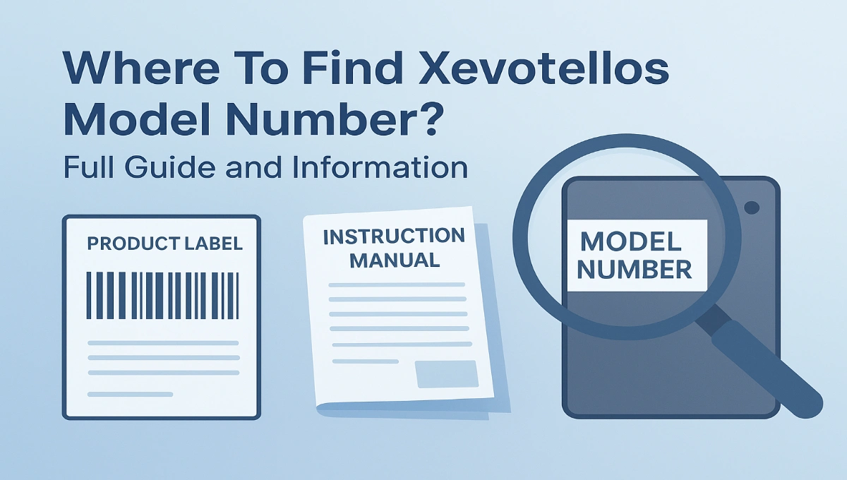 Where To Find Xevotellos Model Number ? Full Guide and Information