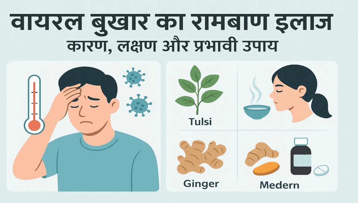 वायरल बुखार का रामबाण इलाज – कारण, लक्षण और प्रभावी उपाय