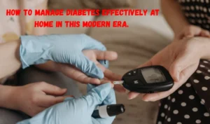 Manage Diabetes