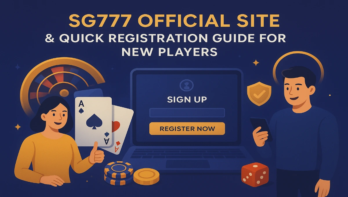 SG777 Official Site & Quick Registration Guide for New Players