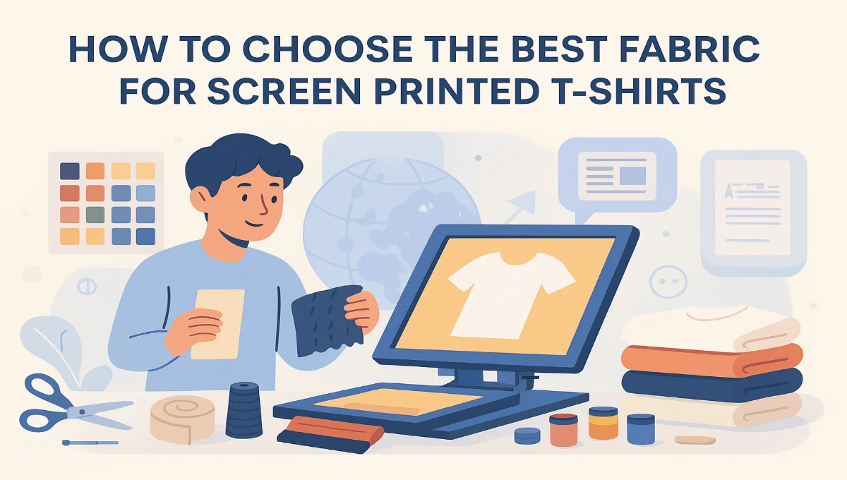 How To Choose the Best Fabric for Screen Printed T-Shirts