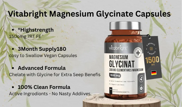 Features and Benefits of Vitabright Magnesium Glycinate Capsules