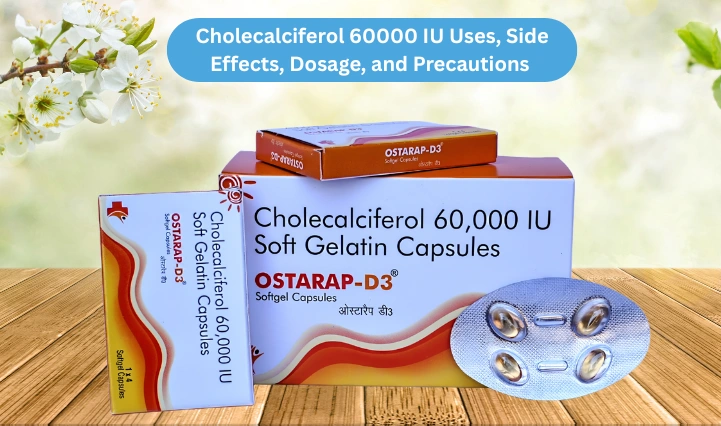 Cholecalciferol 60000 IU Capsules: Uses, Dosage, Side Effects, and Precautions