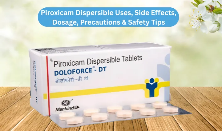 Piroxicam Dispersible Tablets Uses, Side Effects, Dosage, Precautions & Safety Tips and Your Guide to Easier Joint Pain Relief