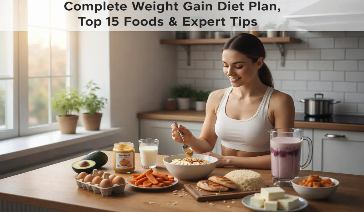 मोटा होने के लिए क्या खाएं? पाएं Complete Weight Gain Diet Plan, Top 15 Foods & Expert Tips 
