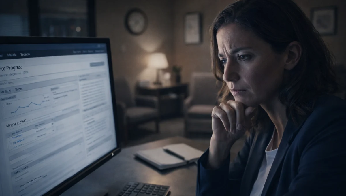 The Risk of Retrospective Charting in Mental Health Care