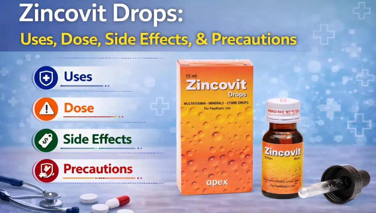 Zincovit Drops for Better Health: Benefits, Ingredients, Right Dosage, and Best Time to Use