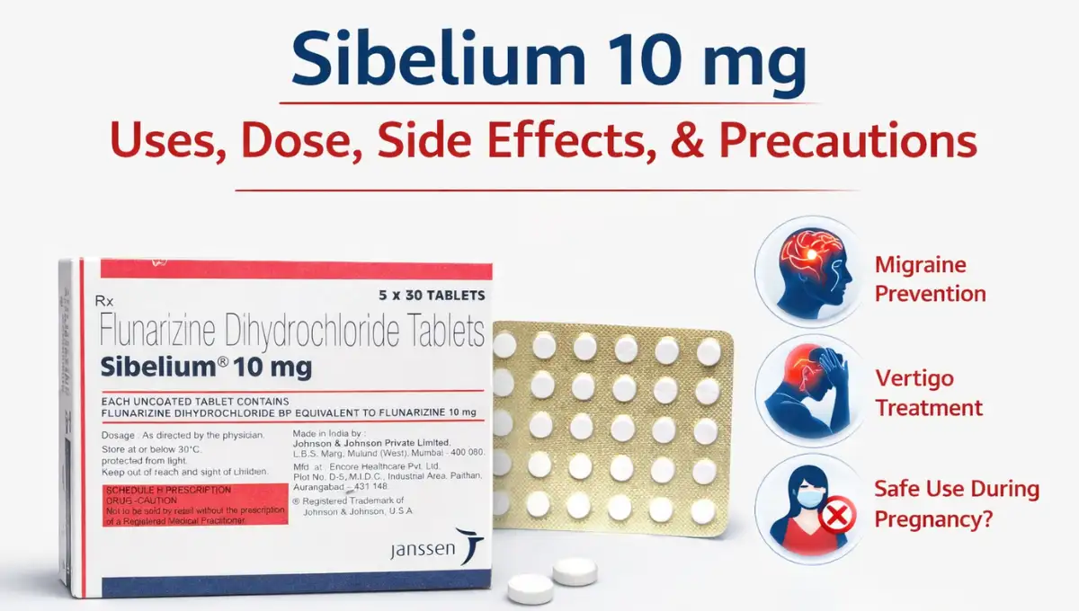 Sibelium 10 mg Uses: A Comprehensive Guide to Migraine Treatment, Benefits, and Safety