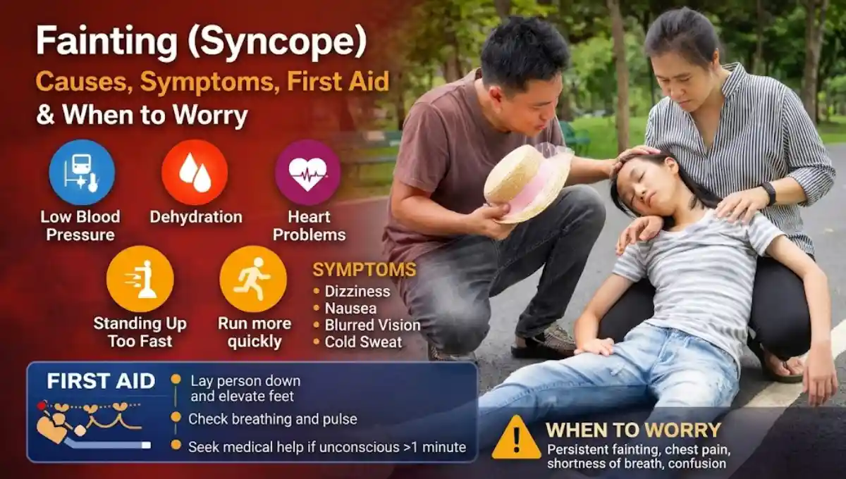 Fainting (Syncope): Causes, Symptoms, First Aid & When to Worry