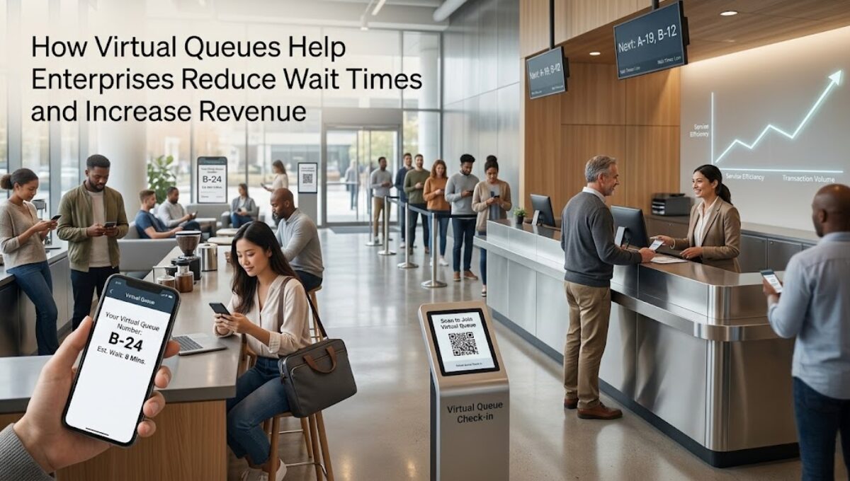How Virtual Queues Help Enterprises Reduce Wait Times and Increase Revenue