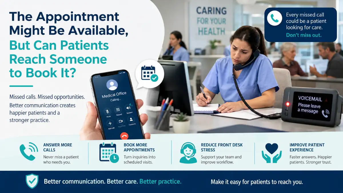The Appointment Might Be Available, But Can Patients Reach Someone to Book It?